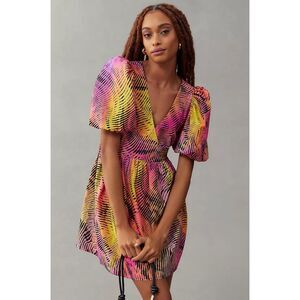 NWT Anthropologie PLENTY BY TRACY REESE Dress Medium Pink Zebra Print Babydoll